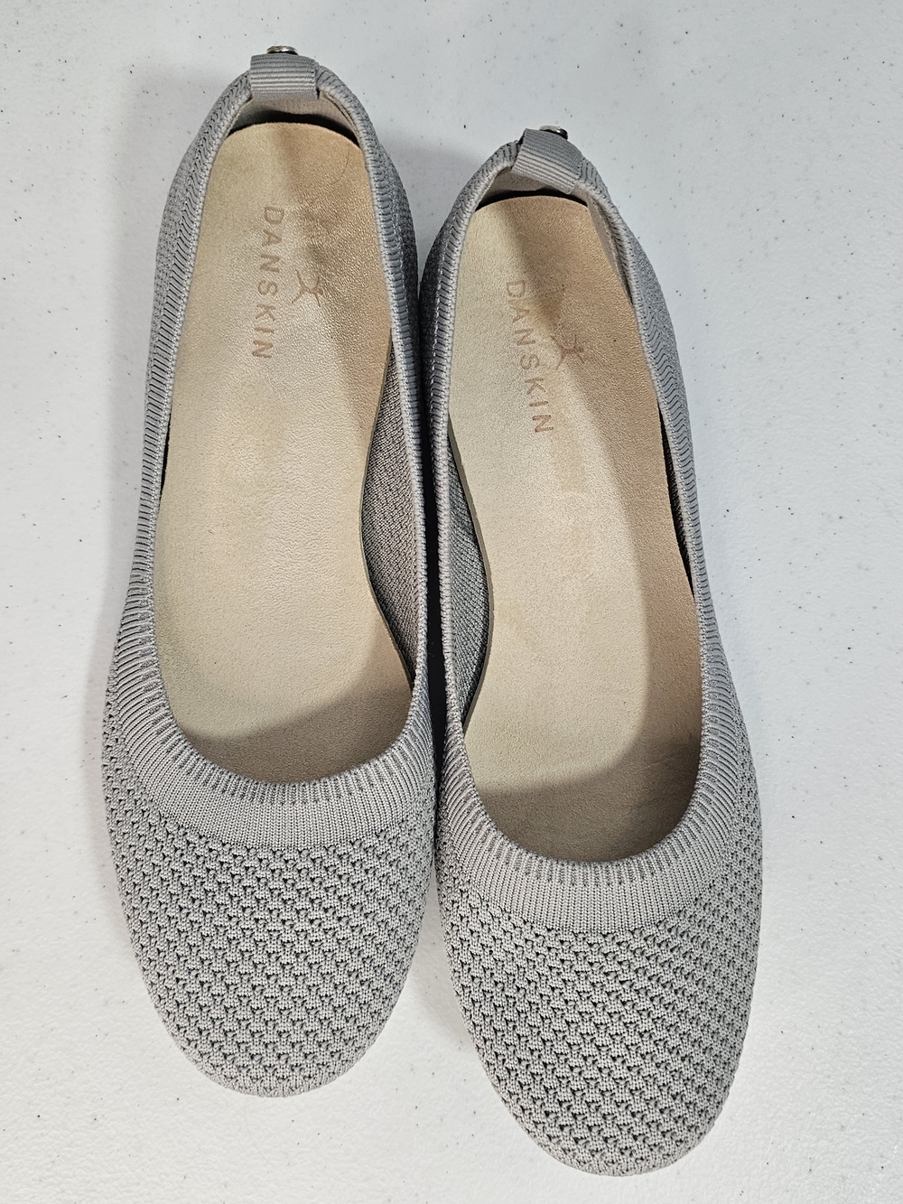 Danskin Flex Navy Knit Slip-On Flats with Round Toe Womens 9 - Picture 7 of 12